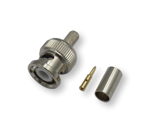 ВЧ разьём BNC(male) обжимной на кабель RG-58