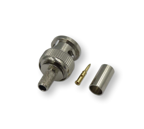 ВЧ разьём BNC(male) обжимной на кабель RG-58