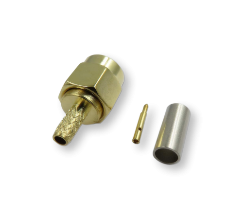 ВЧ разьём SMA(male) обжимной на кабель RG-316