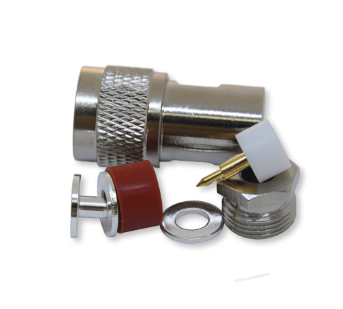 ВЧ разъём N(male) прижимной на кабель RG-58