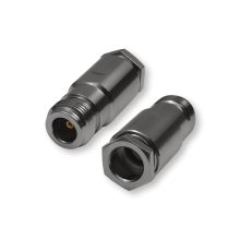 ВЧ разьём N(female) прижимной на кабель 8D-FB