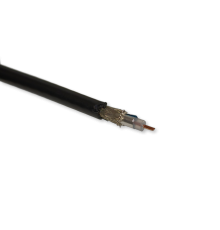 Кабель коаксиальный РК-50-3-18 (CU) 50 Ом, оболочка PE-UV, черный