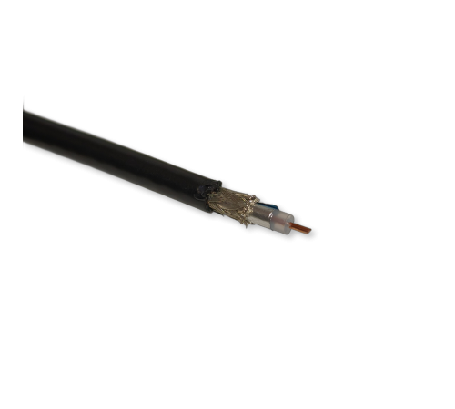 Кабель коаксиальный РК-50-3-18 (CU) 50 Ом, оболочка PE-UV, черный