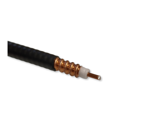 Кабель коаксиальный HUBER+SUHNER SUCOFEED 1/4HF (CCА) 50 Ом, оболочка PE-UV, Швейцария