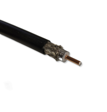 Кабель коаксиальный RG-8U (CCA) 50 Ом, оболочка PE, черный