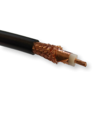 Кабель коаксиальный РК-50-7-314 (CU) 50 Ом, гибкий, оболочка PE, черный