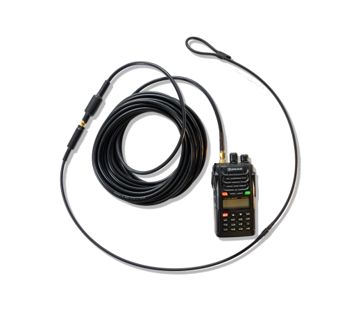 Антенна «Периметр Flex» VHF/UHF гибкая с выносом 10,8 м (SMA) — тактическая антенна для экстремальных условий