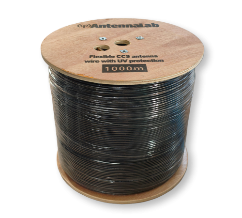 Провод антенный гибкий CCS 19×0,41 (d3,8 мм), оболочка UVR-PE, AntennaLab