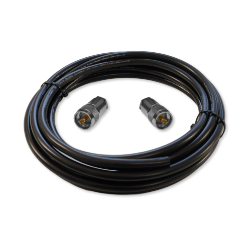 Кабельная сборка на RG-213 (CU) 50 Ом, оболочка PVC-UV, разьемы UHF (male)/UHF (male), длина 3м