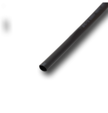 Трубка термоусадочная 9/4,5мм черная (2:1), 1 метр