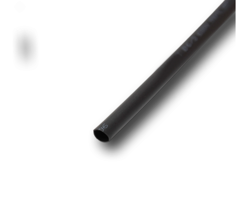 Трубка термоусадочная 9/4,5мм черная (2:1), 1 метр