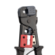 Кримпер для обжима разъемов RJ-45 (8P8C), RJ-12/RJ-11 (6P6C, 6P4C, 6P2C), с функцией зачистки и обрезки кабеля