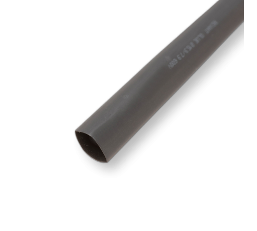 Трубка термоусадочная 15/7,5мм черная (2:1), 1 метр