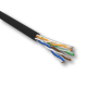 Кабель витая пара UTP, 4PR 5e, оболочка PE (для улицы), черный, 100м
