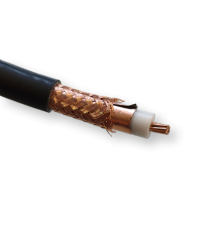 Кабель коаксиальный РК-50-7-316нг(A) (CU) 50 Ом, гибкий, оболочка PVC(HF), черный, бухта 30м