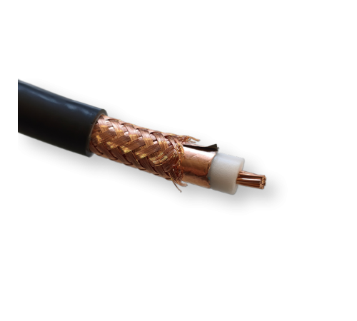 Кабель коаксиальный РК-50-7-316нг(A) (CU) 50 Ом, гибкий, оболочка PVC(HF), черный, бухта 30м