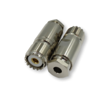 ВЧ разьём UHF(female) SO239 прижимной на кабель RG-58